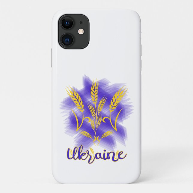 Coques Case-Mate iPhone Trident ukrainien fait d'oreille de blé (Dos)