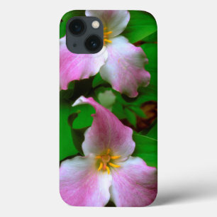 iPhone 13 Case Trillium fleur sauvage