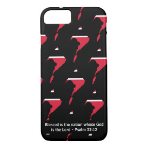 Case-Mate iPhone Case TRINIDAD DRAPEAU Écriture chrétienne personnalisab