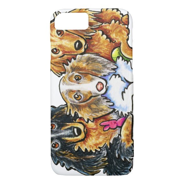 Coques Case-Mate iPhone Trio Dachshund (Dos)