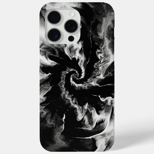 Coques Case-Mate iPhone Trippal noir et blanc (Verso)