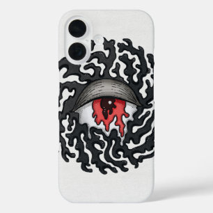Coque Pour iPhone 16 Trippy Eye with Tentacles - Trippy Surreal Art