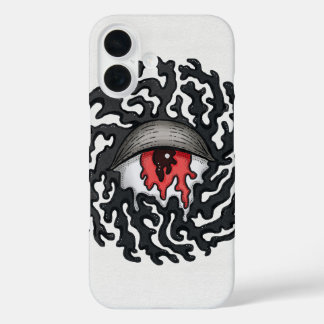 Coque Pour iPhone 16 Trippy Eye with Tentacles - Trippy Surreal Art