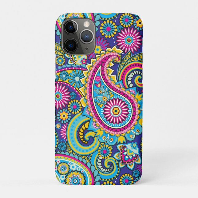 Coques Case-Mate iPhone Trippy Hippy Retro Paisley (Dos)