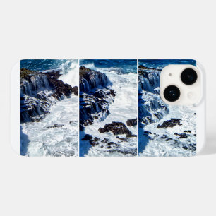 Coque Case-Mate iPhone Triptyque De Vagues De Crise Sur Rocks Téléphone B