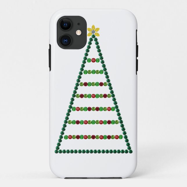 Coques Case-Mate iPhone Trois arbres de Noël (Dos)