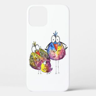 Case-Mate iPhone Case Trois Beaux Oiseaux Bleus Et Colorés
