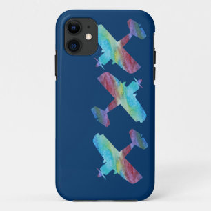 Etui iPhone Case-Mate Trois biplans de Colorwashed