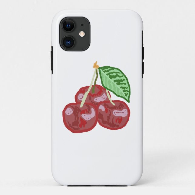 Coques Case-Mate iPhone Trois cerises (Dos)