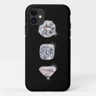Coques Pour iPhone Trois diamants en cristal brillant