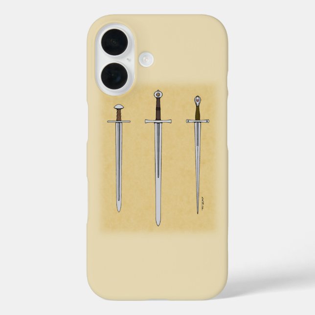 Coques Case-Mate iPhone Trois épées médiévales 2016 (Verso)