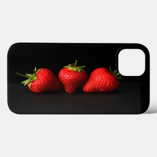 Case-Mate iPhone Case Trois fraises sur fond noir ipha
