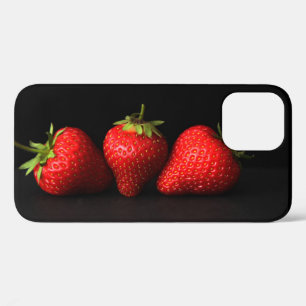 Case-Mate iPhone Case Trois Fraises Sur L'Iphcn Noir