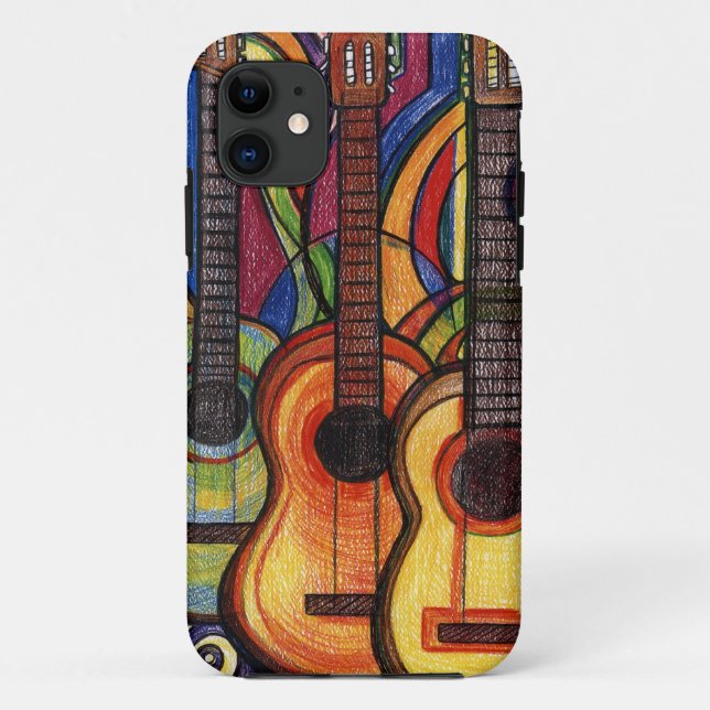 Coques Case-Mate iPhone Trois guitares (Dos)