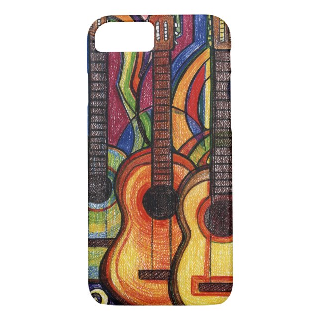 Coques Case-Mate iPhone Trois guitares (Dos)