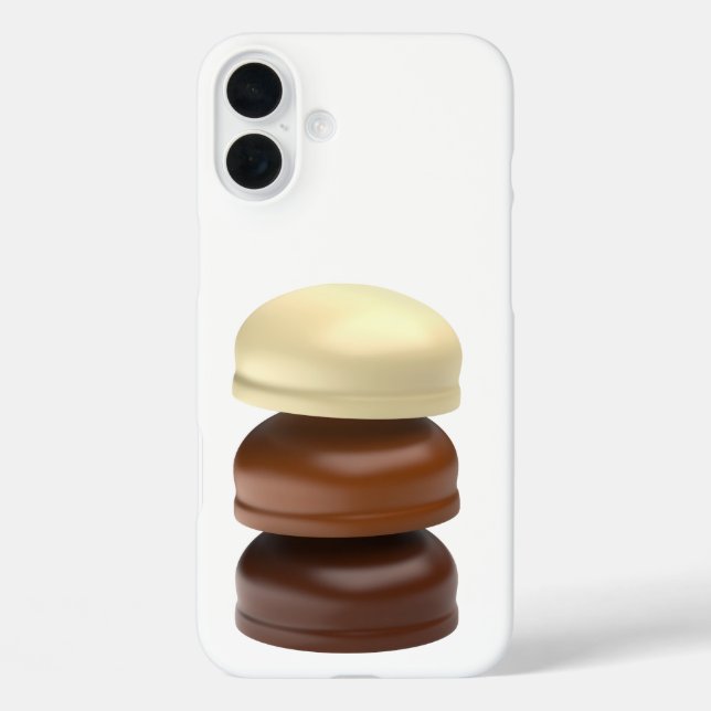 Coques Case-Mate iPhone Trois marshmallows enrobés de chocolat (Verso)