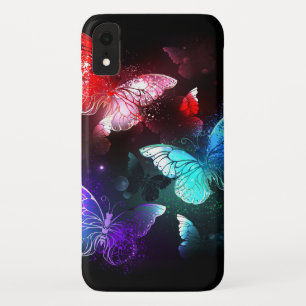 Case-Mate iPhone Case Trois papillons brillants sur l'arrière - plan de 