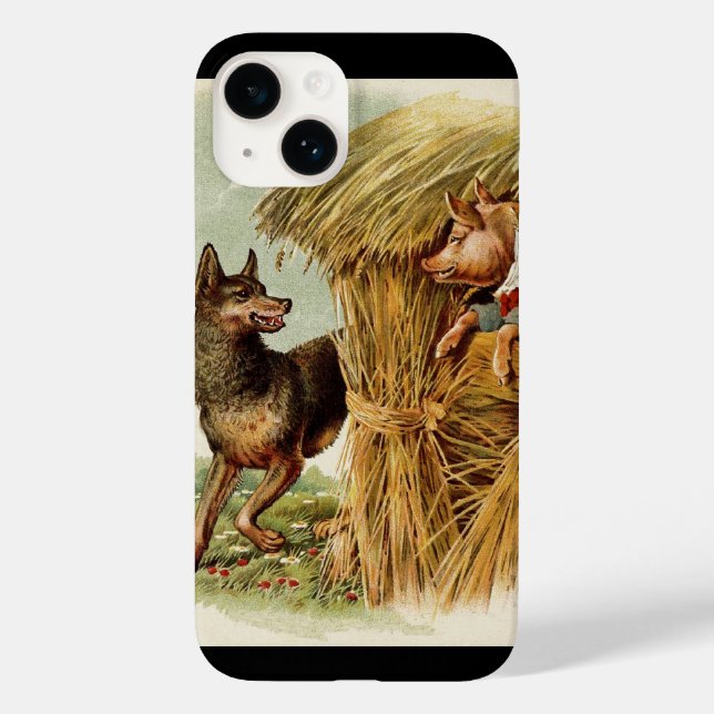 Coques Case-Mate iPhone Trois Petits Cochons Grand Méchant Loup, Conte de  (Verso)