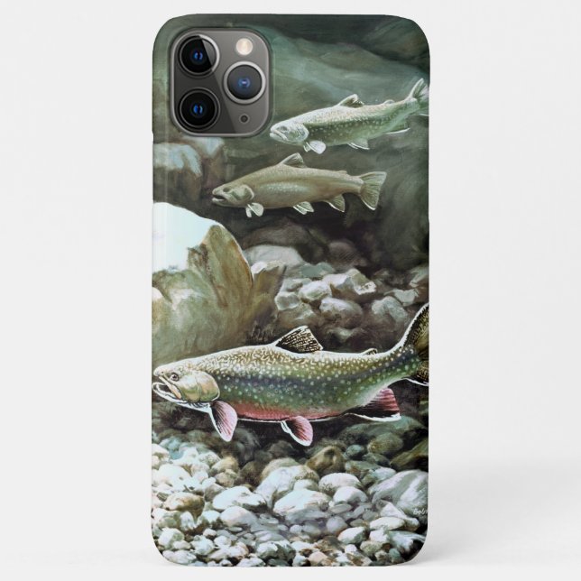 Coques Case-Mate iPhone Trois poissons saumons nageant sous l'eau (Dos)