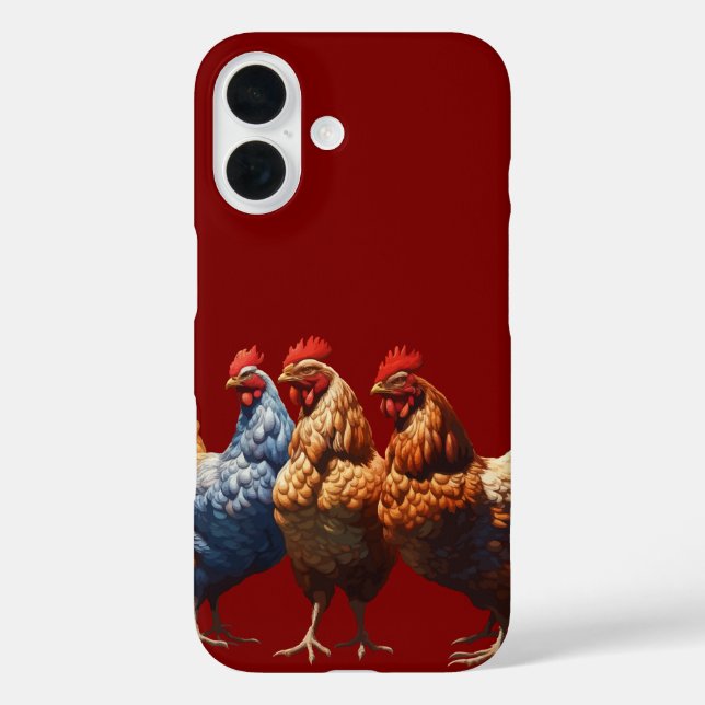 Coques Case-Mate iPhone Trois poules françaises Foi Espérance Charité Déco (Verso)