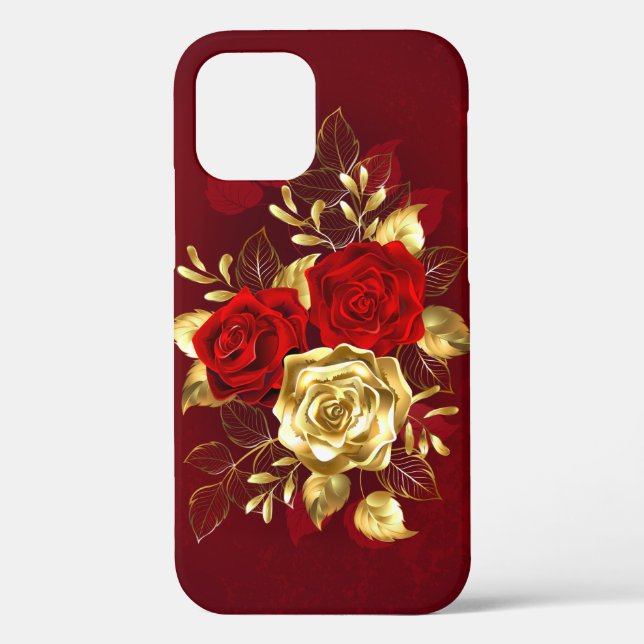 Coques Case-Mate iPhone Trois Roses de bijoux (Verso)