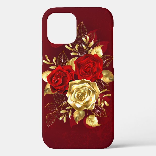Coques Case-Mate iPhone Trois Roses de bijoux (Verso)