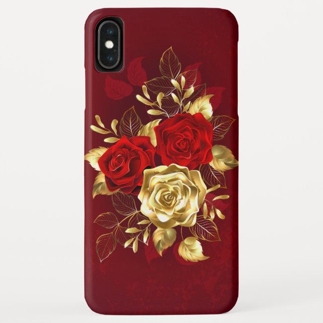 Coques Case-Mate iPhone Trois Roses de bijoux (Dos)