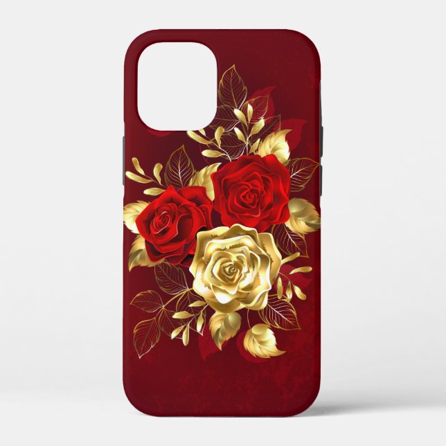 Coques Case-Mate iPhone Trois Roses de bijoux (Verso)