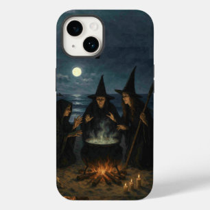 Coque Case-Mate iPhone Trois Sorcières Brew Cauldron Pleine lune Beach