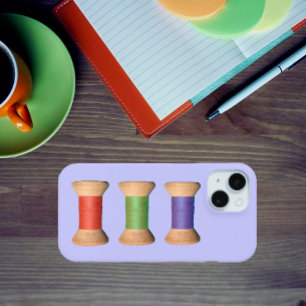 Coque Case-Mate iPhone Trois Spools Vintages En Bois