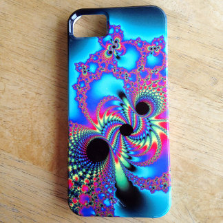 Etui iPhone Case-Mate Trois trous noirs Neon Color Fractal