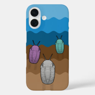 Coque Pour iPhone 16 Trois Voyageurs Trilobites - Paléontologie