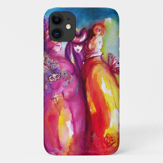 Coques Case-Mate iPhone TROISIÈME MASQUE / Balle mascarade du Carnaval vén (Dos)