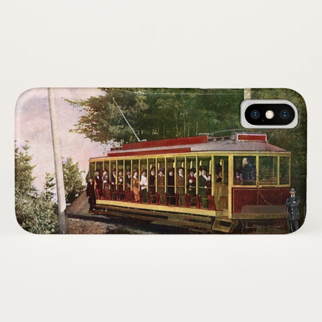 Coques Case-Mate iPhone Trolley Électrique de Voyage et de Transport Vinta (Dos (Horizontal))