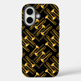 Coque Pour iPhone 16 Trombone Crosshatch
