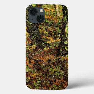 Etui iPhone 13 Troncs d'arbres avec Ivy par Vincent van Gogh