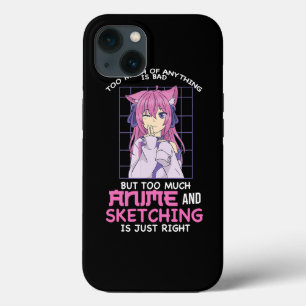 Case-Mate iPhone Case trop d'animes et de croquis Anime Anime et Sk