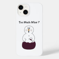 Trop de vin Snowman