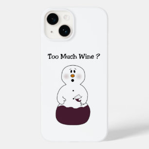 Coque Case-Mate iPhone Trop de vin Snowman