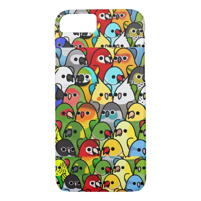 Coques Case-Mate iPhone Trop d'oiseaux ! Cas de téléphone de peloton (Dos)