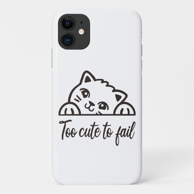 Coques Case-Mate iPhone Trop mignon pour échouer (Dos)