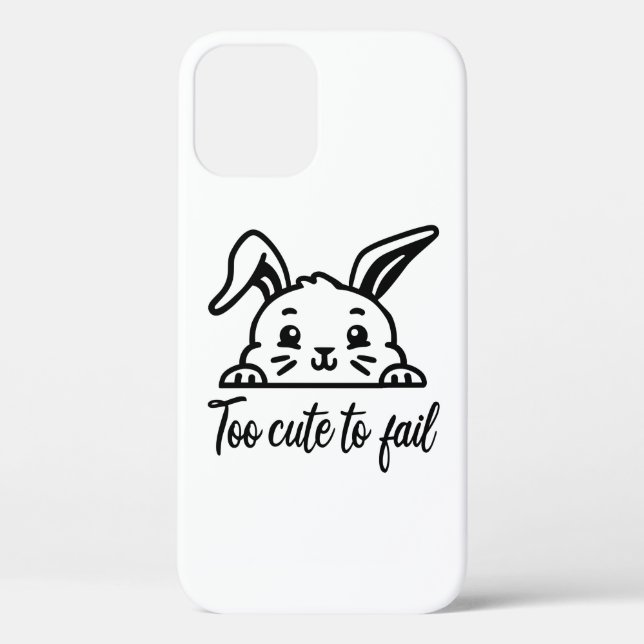 Coques Case-Mate iPhone Trop mignon pour échouer (Verso)
