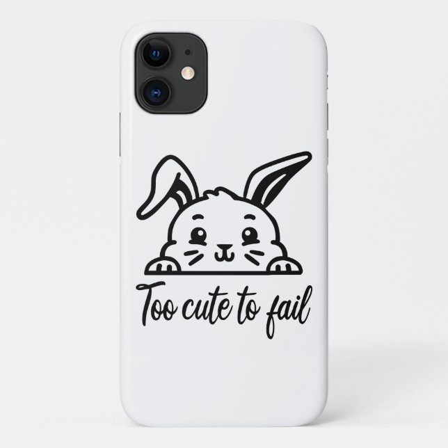 Coques Case-Mate iPhone Trop mignon pour échouer (Dos)