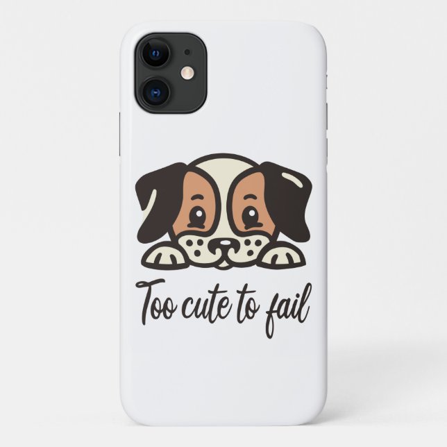 Coques Case-Mate iPhone Trop mignon pour échouer (Dos)