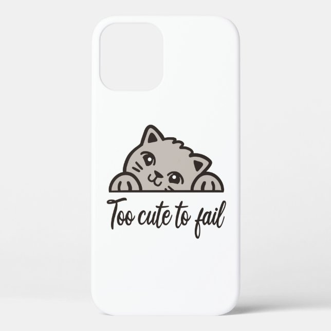 Coques Case-Mate iPhone Trop mignon pour échouer (Verso)