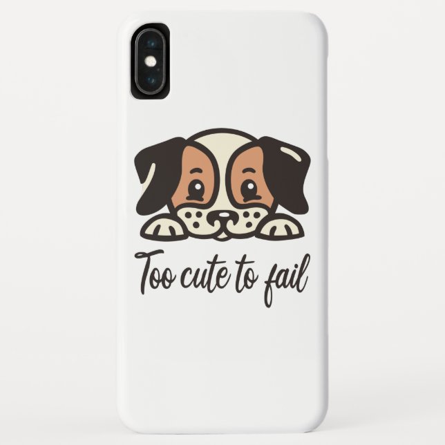 Coques Case-Mate iPhone Trop mignon pour échouer (Dos)