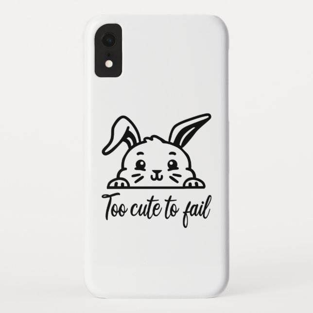 Coques Case-Mate iPhone Trop mignon pour échouer (Dos)