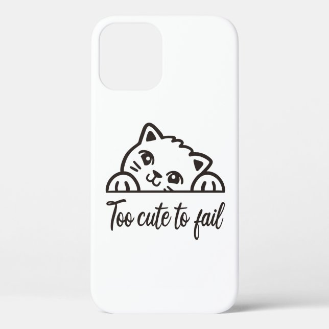 Coques Case-Mate iPhone Trop mignon pour échouer (Verso)