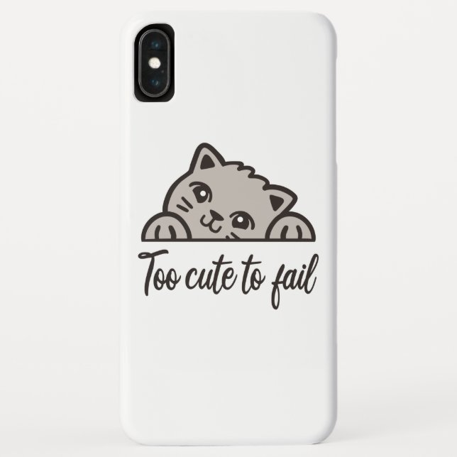 Coques Case-Mate iPhone Trop mignon pour échouer (Dos)