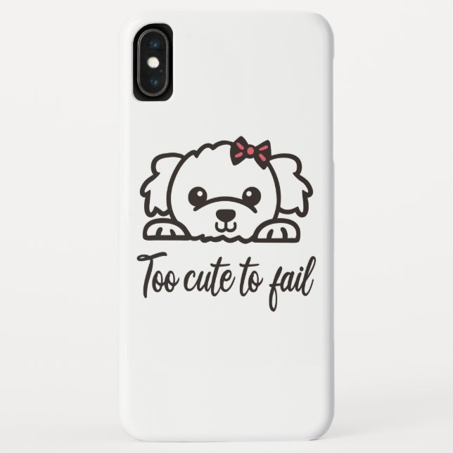 Coques Case-Mate iPhone Trop mignon pour échouer(4) (Dos)